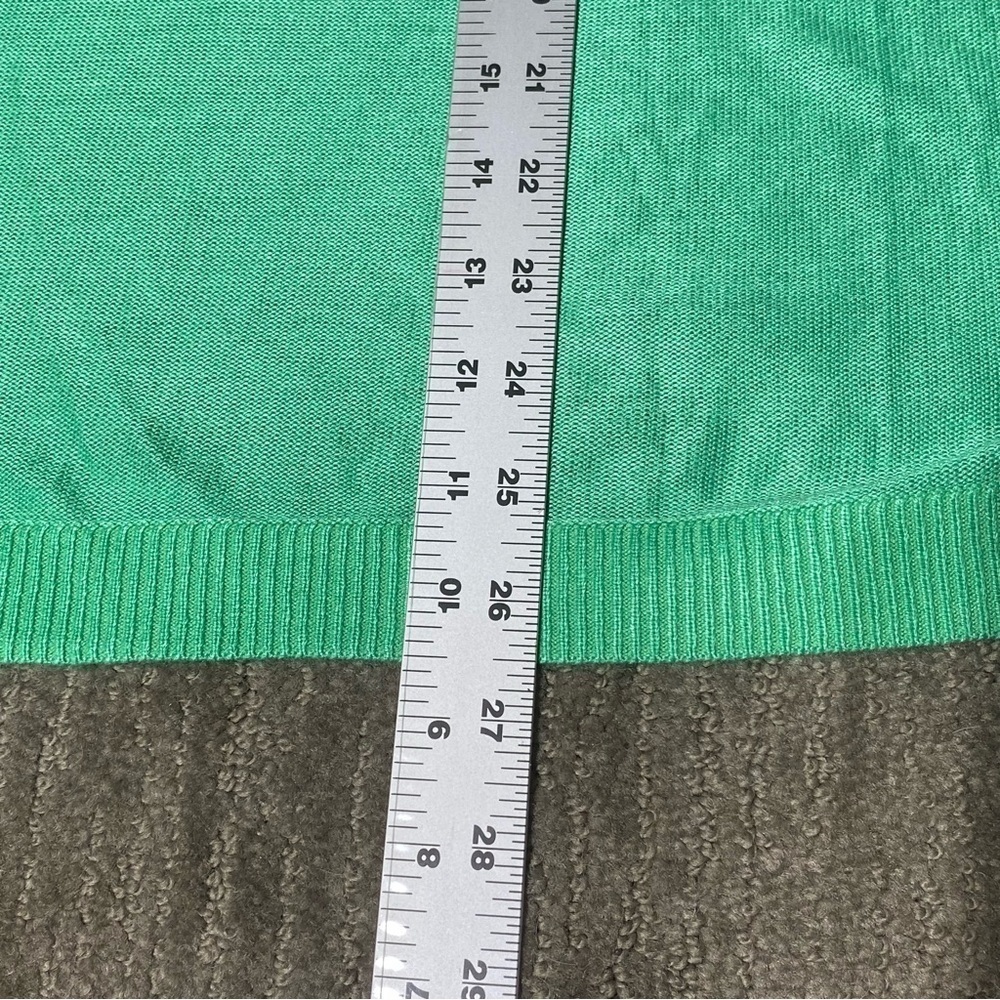 Liz Claiborne Open Drape Cardigan Women's Sz S Seafoam Green Business Casual - Picture 8 of 10